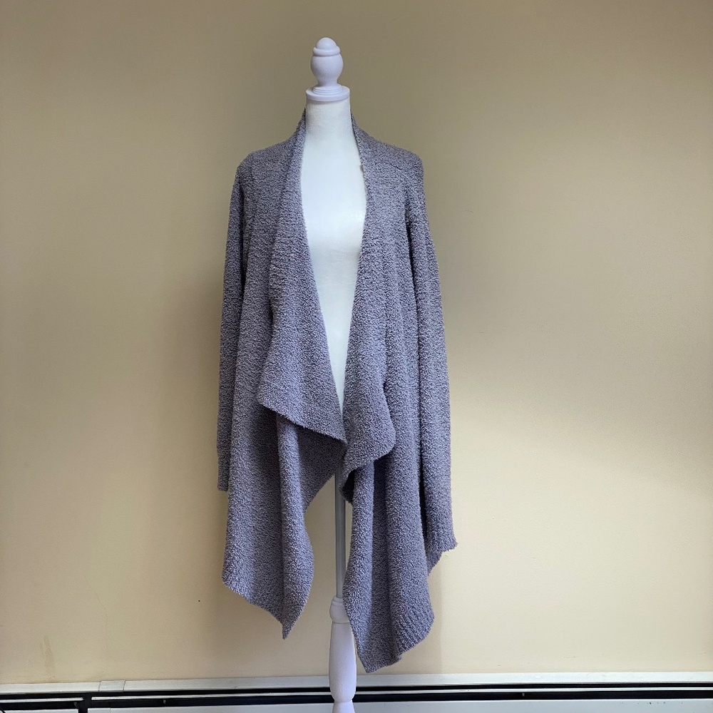 UGG open, drappy grey cardigan size L